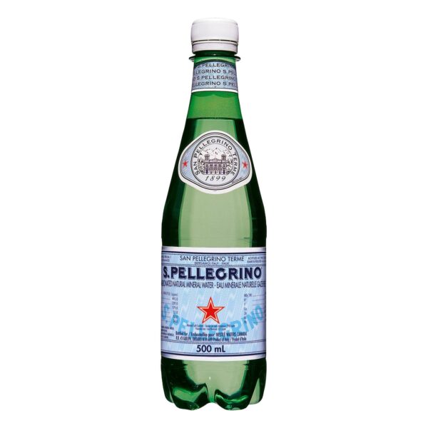 San Pellegrino Carbonated Mineral Water 24 × 500 mL