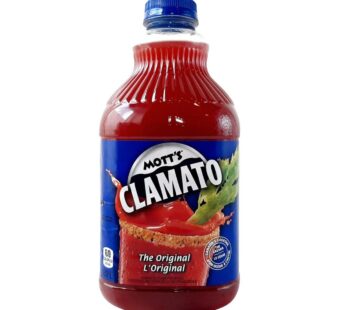 Mott’s Clamato Original Tomato Clam Cocktail, 4 x 1.89L