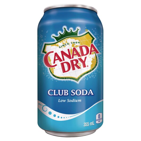 Canada Dry Club Soda 12 × 355 mL