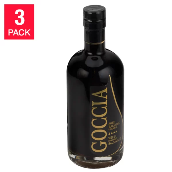 Goccia Aged 8 year Balsamic Vinegar, 3 x 500 mL