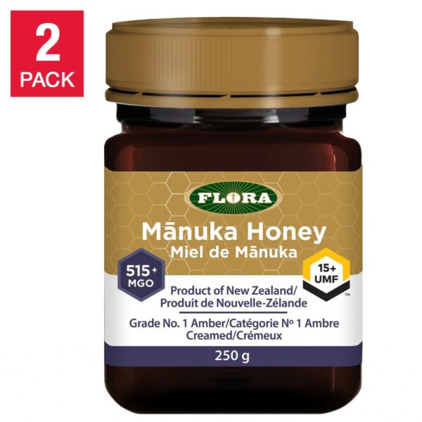 Flora Manuka Honey 15+ UMF, 2 x 250 g