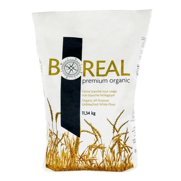 Boreal Premium Organic Flour, 11.34 kg