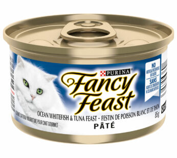 White fish and tuna wet food for adult cats