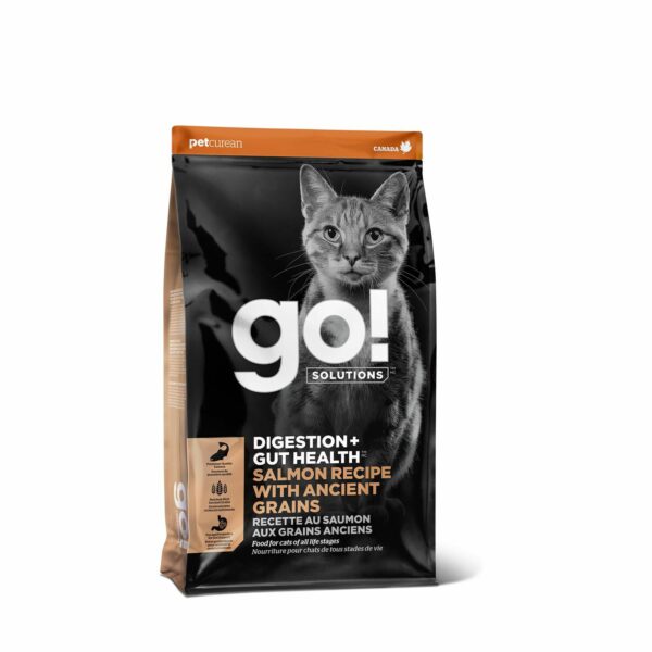 Digestion + Gut Health Salmon and Grains Recipe for Cats, 1.86 kg