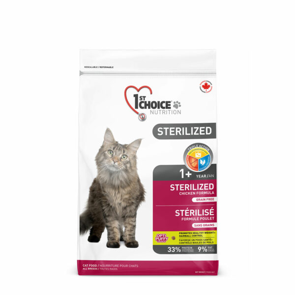 Sterilized Grain Free Chicken Formula for Adult Cats