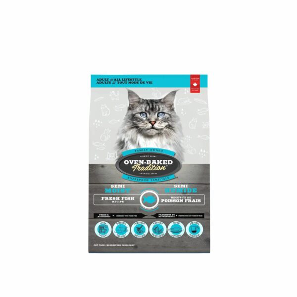 Fish Semi-moist Food for Adult Cats, 2,27 kg