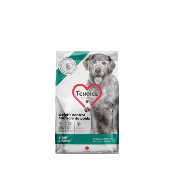 Weight control formula for medium & large breed dogs