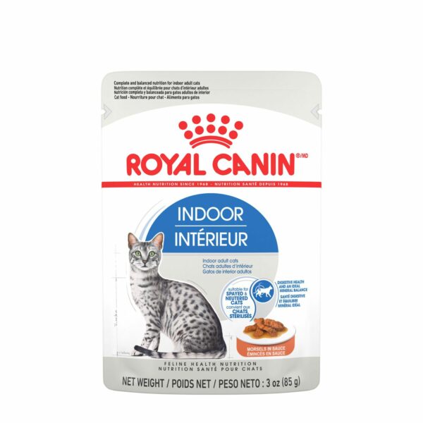 Feline Health Nutrition™ Indoor Adult Morsels in Sauce Pouch Cat Food