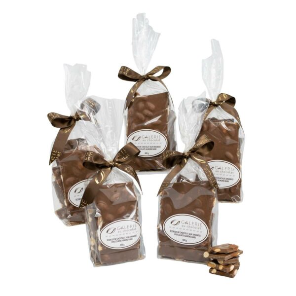 Galerie Au Chocolat Belgian Milk Chocolate Almond Bark 5-pack