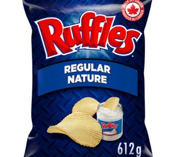 Ruffles Regular Potato Chips, 612 g