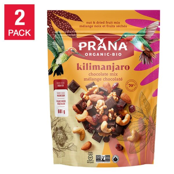 Prana Kilimanjaro Chocolate Mix, 2 × 681 g