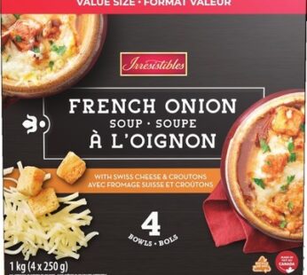 SOUPE À L’OIGNON IRRESISTIBLES