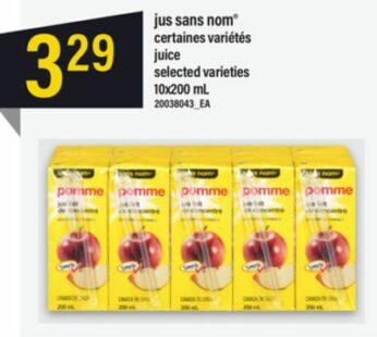 JUS SANS NOM®, 10×200 mL