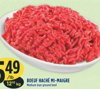 BOEUF HACHÉ MI-MAIGRE