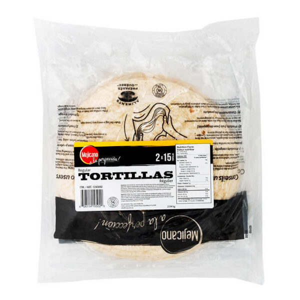 Mejicano 10-in Regular Tortillas 2 packs of 15