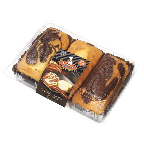 Schaaf Foods – Golden & Marble Loaf Cakes Pack of 3