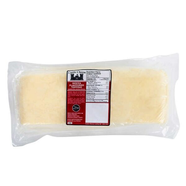 Castle Cheese Mozza Flavoured Topping Block 2.27 kg