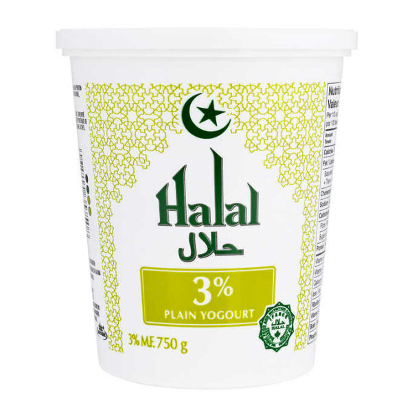 Halal 3% Yogurt 6 x 750 g