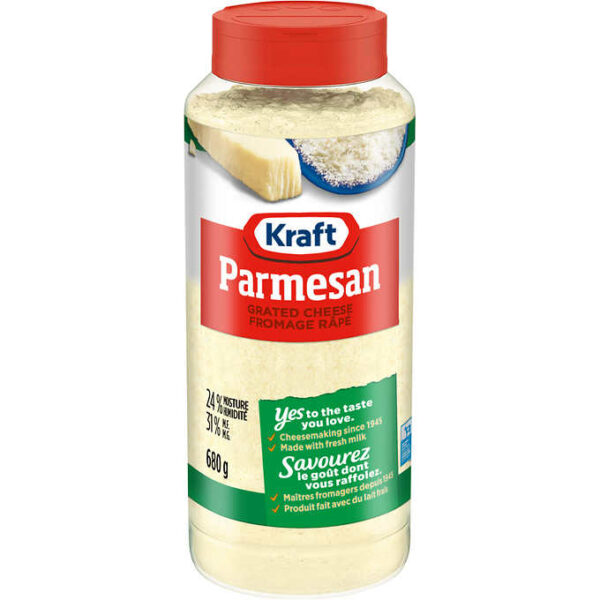 Kraft 100% Grated Parmesan Cheese 680 g