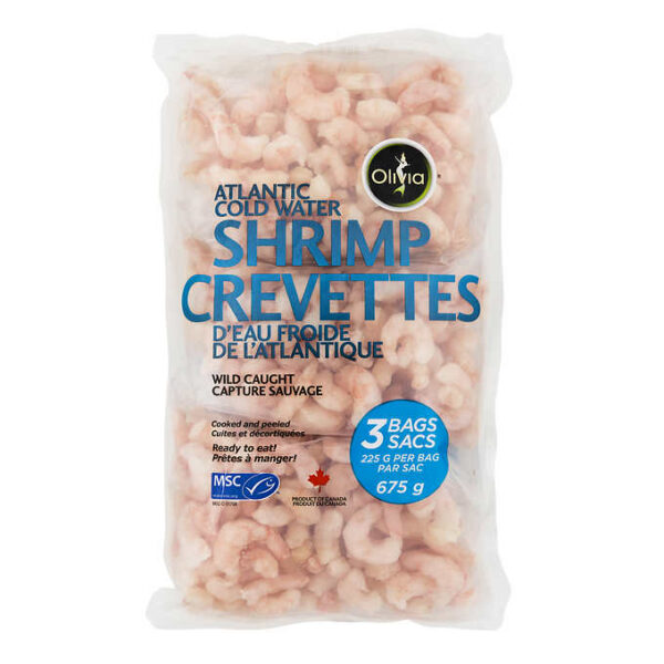 Olivia Frozen Cold Water Shrimp 3 x 225 g