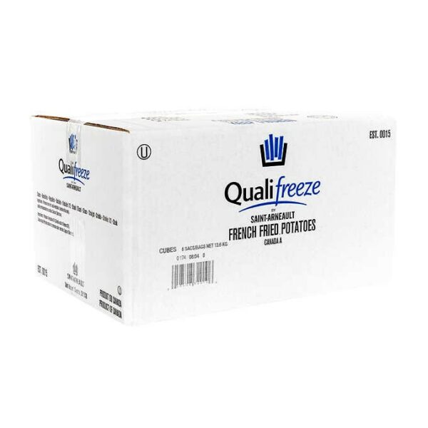 Qualifreeze Frozen Cube Cut Fries 6 × 2.27 kg