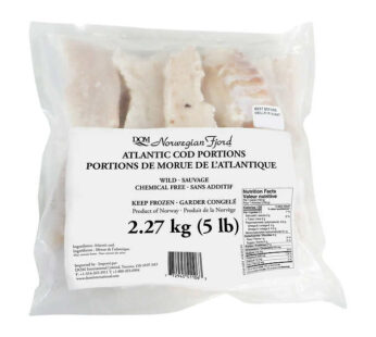 Norwegian Fjord Frozen Cod Portions 2.27 kg