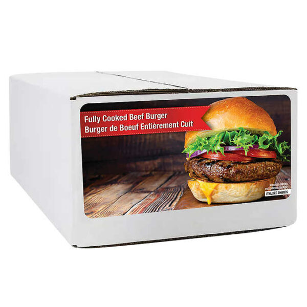 Erie Meats Fully Cooked Texas Burger 40 x 100 g