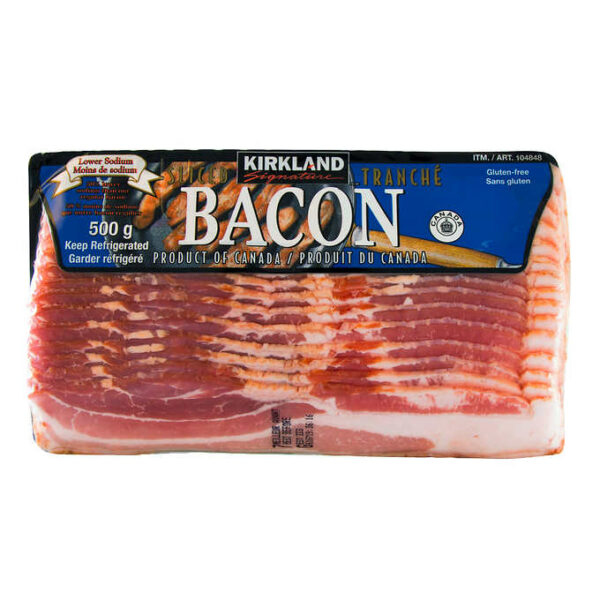 Kirkland Signature Low Sodium Bacon 4 × 500 g