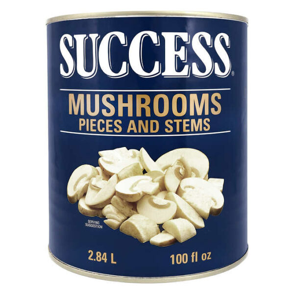 Success Mushrooms Pieces and Stems 2.84 L