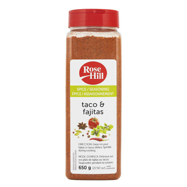 Rose Hill Taco and Fajitas Seasoning 650 g