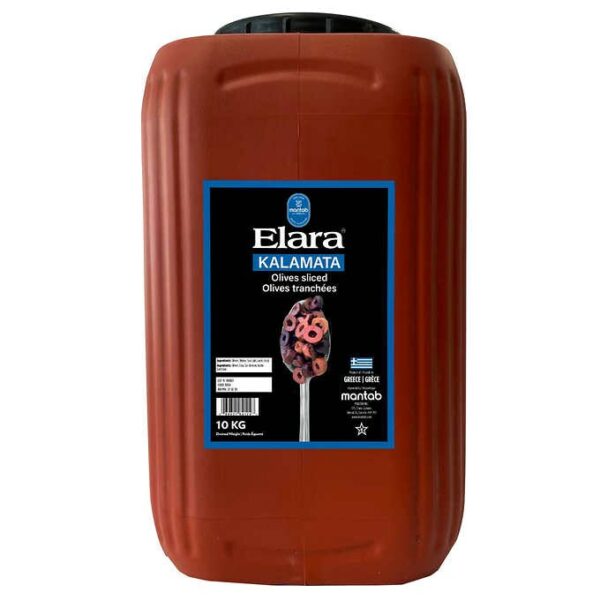 Elara Sliced Kalamata Olives 10 kg