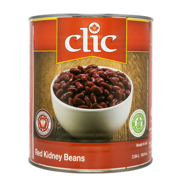 Clic Canned Red Kidney Beans 2.84 L