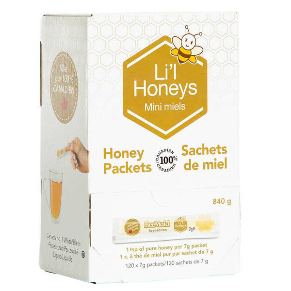 Li'l Honeys Honey Packets 120 x 7g